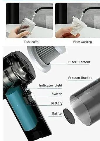 Portable Wireless Air Vacuum Cleaner