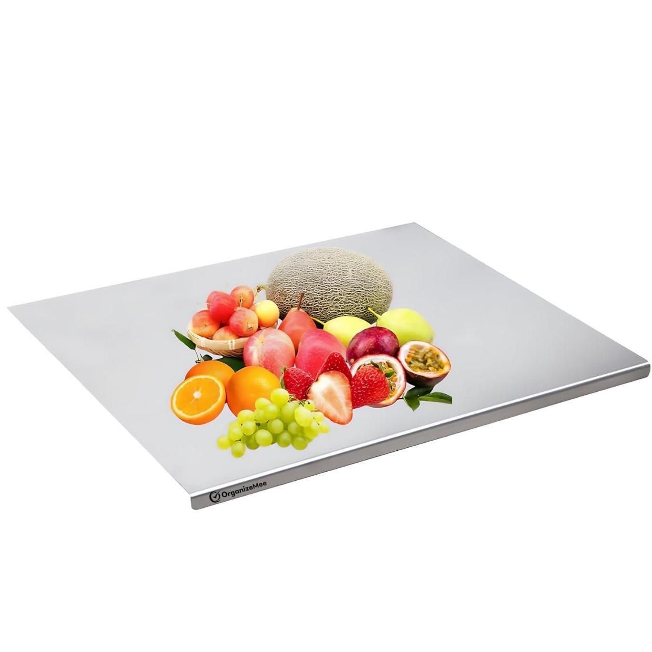 Stainless Steel Chopping Board & Kitchen Countertop - 41 x 31 Cm (Original Big Size)