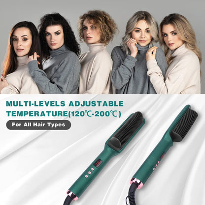 Hair Straightener Comb for Women & Men