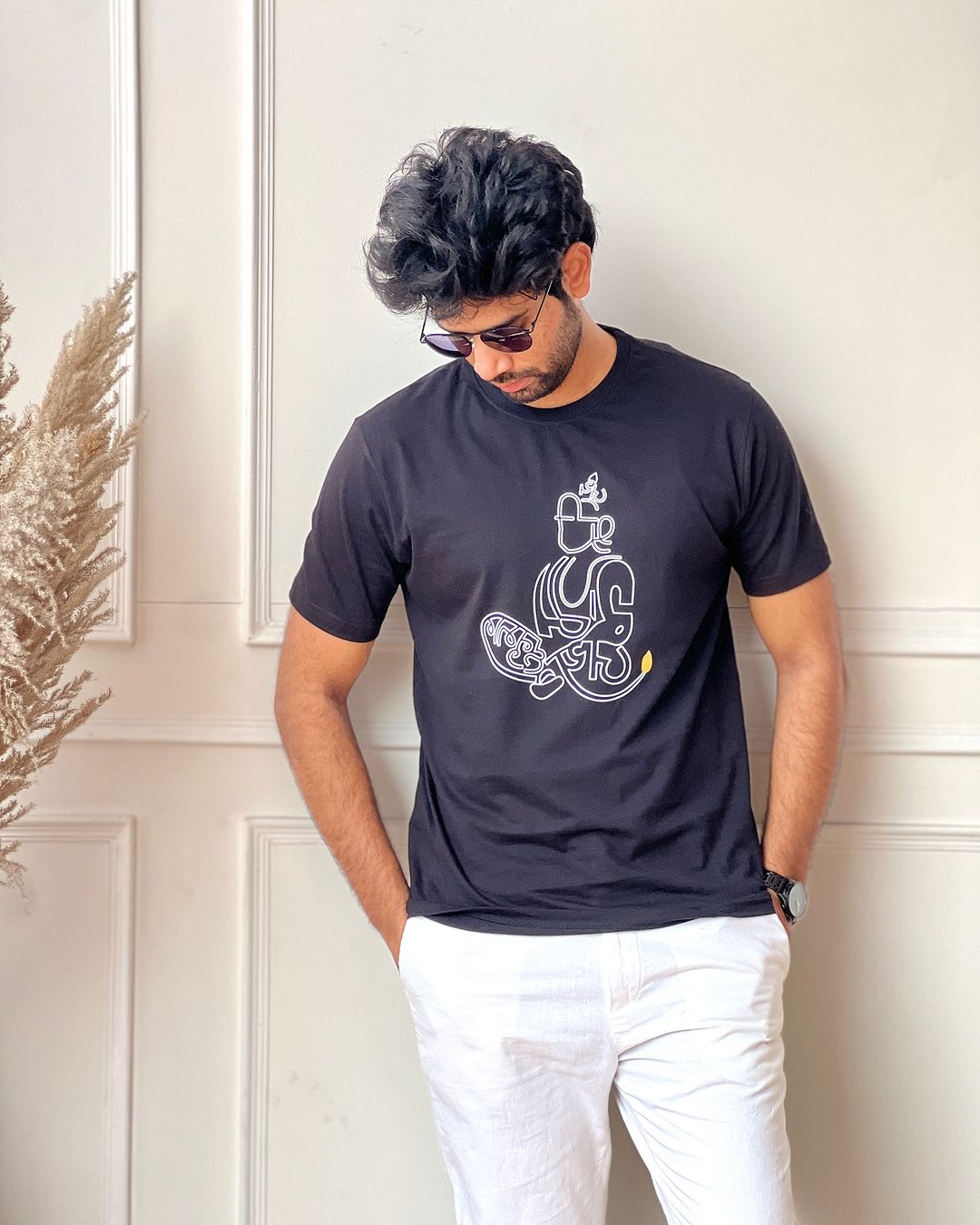 Round neck Bhakthavatsala Bajrangbali tshirt