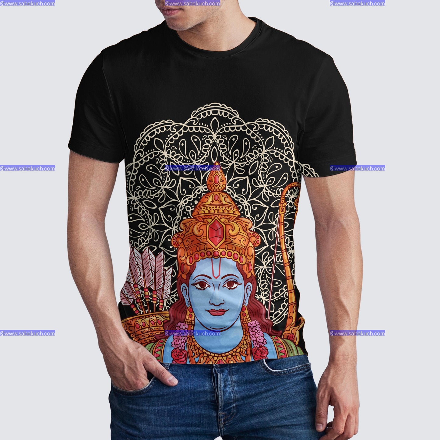 Adipurusha Raghuveer Lord RAM tshirt