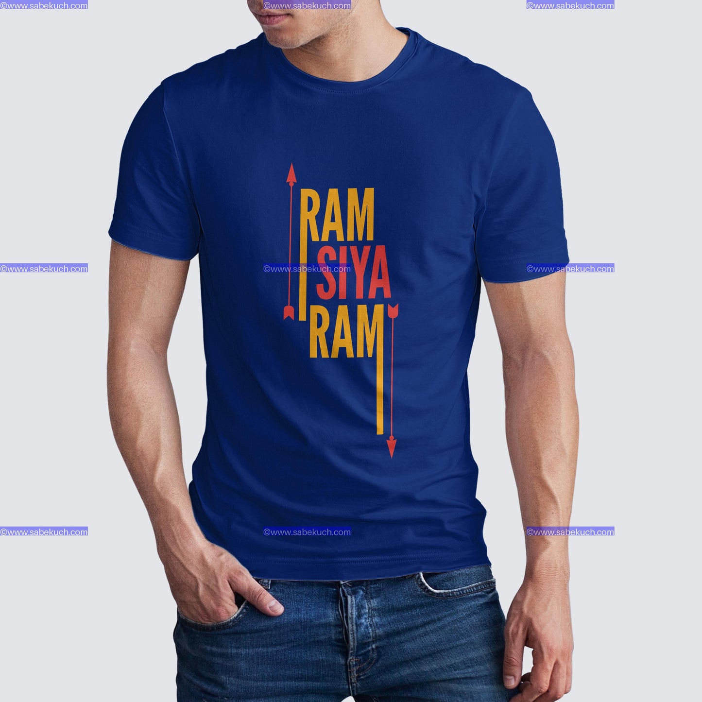 Round neck Ram Siya Ram tshirt