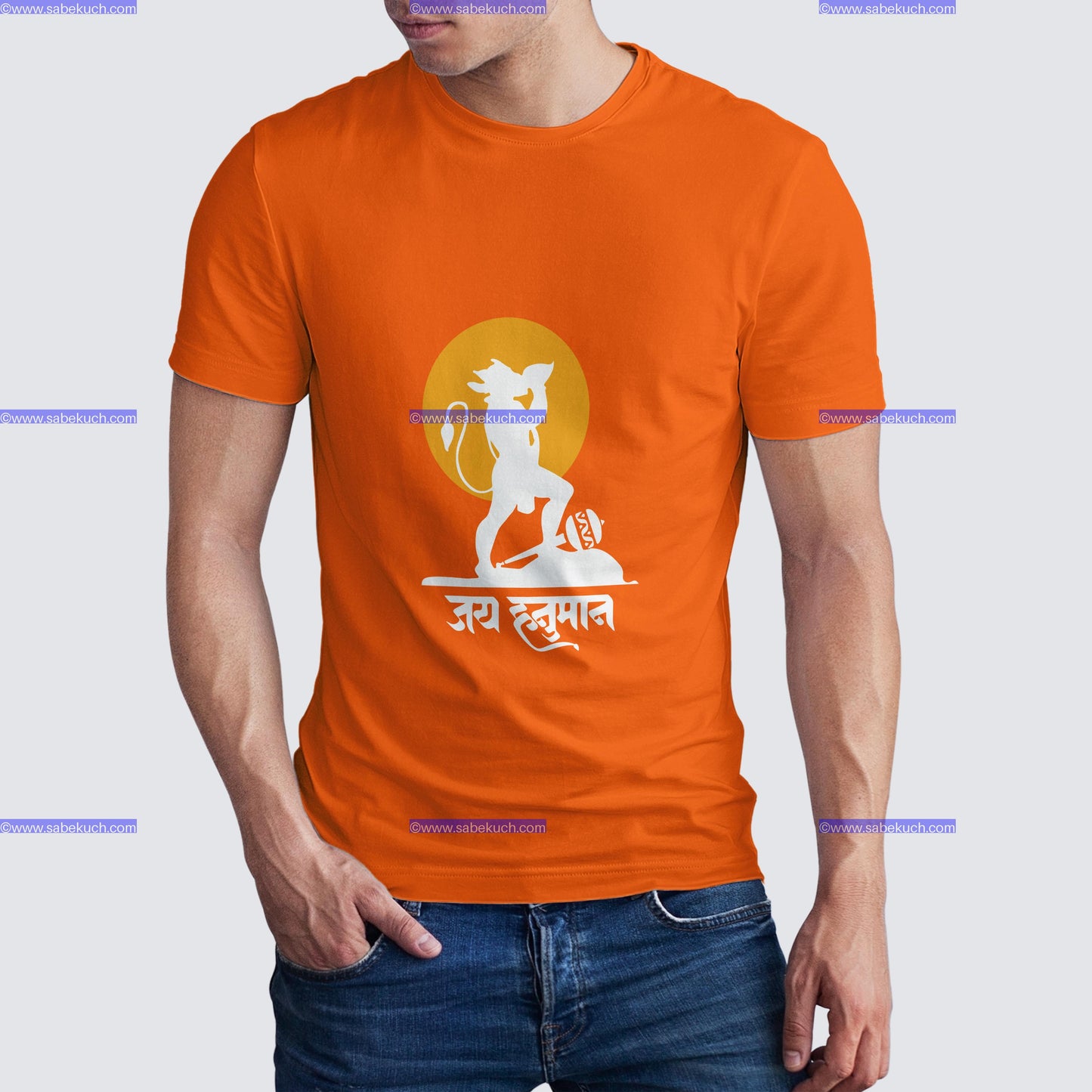 Round neck Lakshman praandata Bajrangbali tshirt